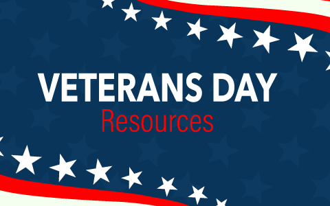 Red White and Blue Veterans Day Resources