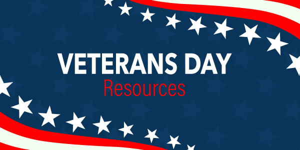 Red White and Blue Veterans Day Resources