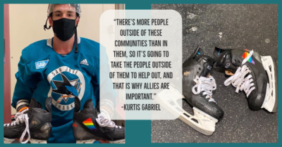 “There’s more people outside of these communities than in them, so it’s going to take the people outside of them to help out, and that is why allies are important.” -Kurtis Gabriel